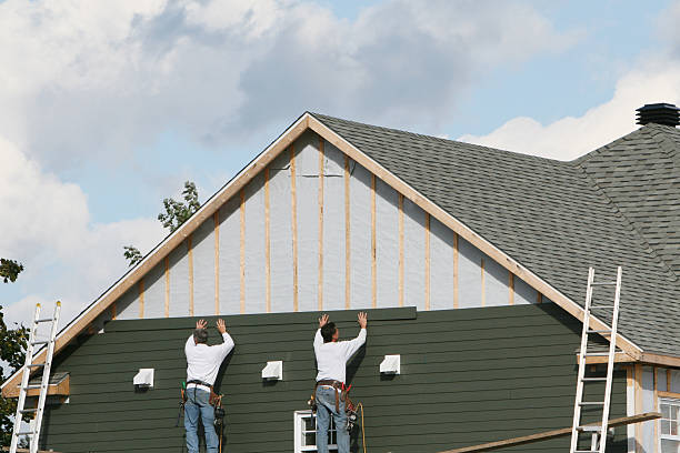 Professional Siding Contractor technician working in Young America, MN